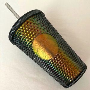 STARBUCKS 2020 Grande Dark Studded Tumbler Cold Cup